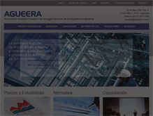 Tablet Screenshot of agueera.com.ar